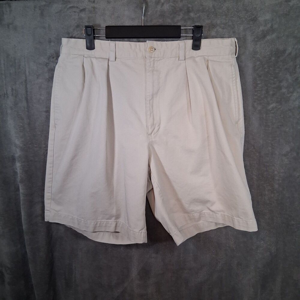 Polo‎ Ralph Lauren Tyler Shorts Mens 36 Polo Chino Beige Ivory Inseam 9